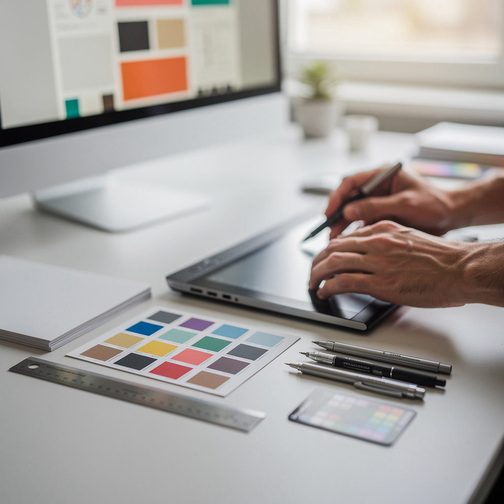 POSITIVE APPROACH graphic design studio in Buffalo, NY showcasing professional logo, brochure, and branding services